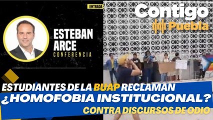 ¿Homofobia en la BUAP? Indigna a colectivos LGBT conferencia de Esteban Arce