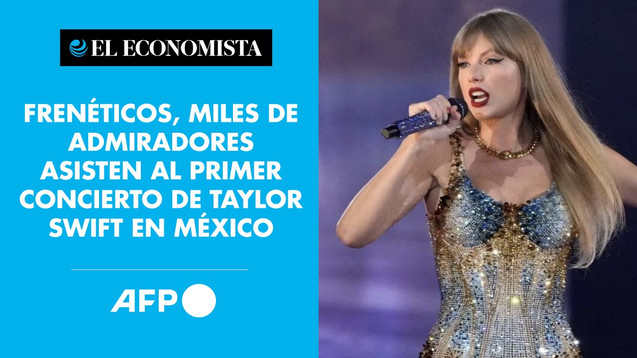 Frenéticos, miles de admiradores asisten al primer concierto de Taylor Swift en México