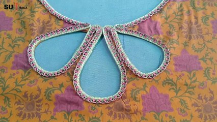 Neck design. Boat neck design