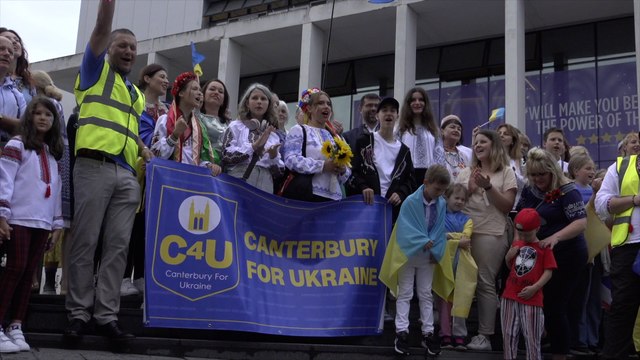 Canterbury welcomes Ukrainian Independence Day celebrations