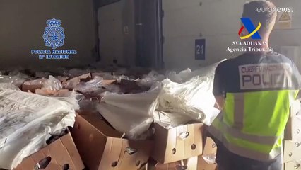 A legnagyobb kokainfogás Spanyolország történetében