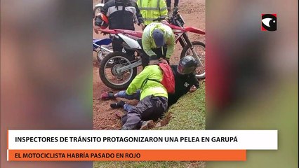 Inspectores de tránsito protagonizaron una pelea en Garupá