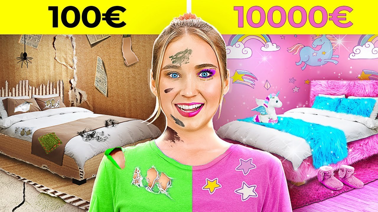 Maison des riches vs des pauvres || Bricolages et gadgets intelligents pour la maison par 123 GO !