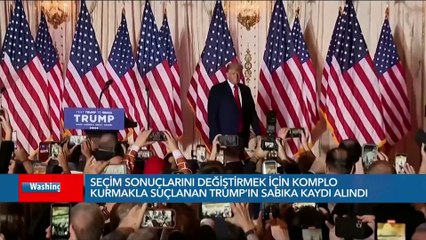 Trump'ın Atlanta'da sabıka fotoğrafı çekildi