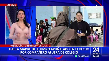 SJL: Habla madre de escolar que fue apuñalado por compañero afuera de colegio
