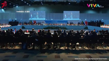 Jokowi Suarakan Rintihan Rakyat Miskin di KTT BRICS 2023