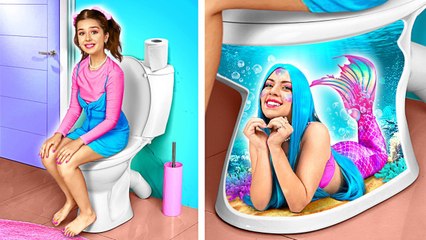 WAHOU Relooking Extrême SIRÈNE ! Astuces Beauté et Gadgets Pour Devenir Populaire Par LALAL'R