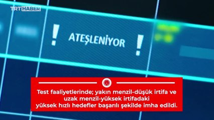 Hisar O Sistemine RF Arayıcı Başlıklı Füze yeteneği