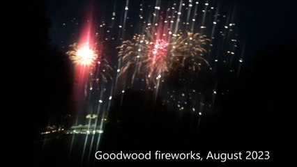 Goodwood fireworks, August 2023