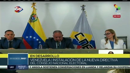 En Venezuela se instaló la nueva directiva del Consejo Nacional Electoral