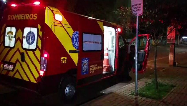 Homem fica ferido ao sofrer queda de bicicleta e pede ajuda na UPS Norte