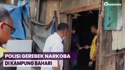 Polisi Kembali Gerebek Narkoba di Kampung Bahari, Amanakan Alat Hisap Sabu hingga Timbangan