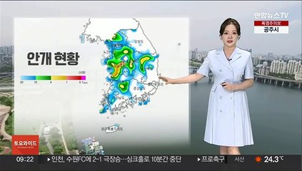 [날씨] 주말 맑고 무더위…전국 곳곳 짙은 안개 주의