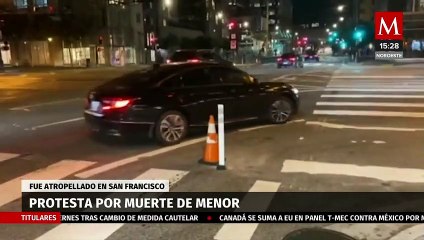 En San Francisco, menor pierde la vida tras ser atropellado; habitantes protestan