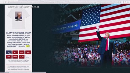 Trump saca provecho político y económico de histórica foto policial