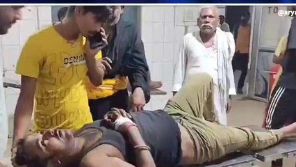 भोजपुर: सड़क हादसे में जीजा–साला गंभीर जख्मी, जीजा को बाइक से छोड़ने जा रहा था साला