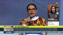Ecuador: CNE declara nulo el voto en el exterior tras elecciones presidenciales y legislativa