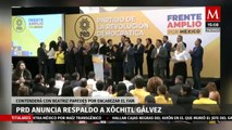 PRD apoya a Xóchitl Gálvez en elecciones internas del Frente Amplio por México