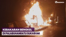 Bengkel di Palabuhanratu Sukabumi Hangus Terbakar, Kerugian Capai Rp80 Juta