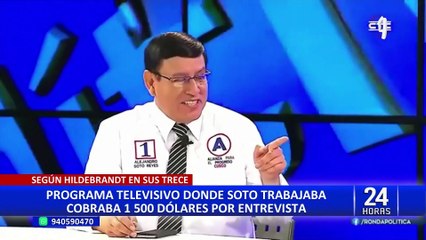 Alejandro Soto: Moción de censura contra presidente del Congreso ya cuenta con 18 firmas