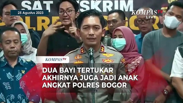 Penjelasan Polisi soal Dua Bayi yang Tertukar Jadi Anak Angkat Polres Bogor