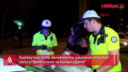 Trafik denetimlerinde ehliyetsiz yakalandı! Polise söyledikleri şoke etti