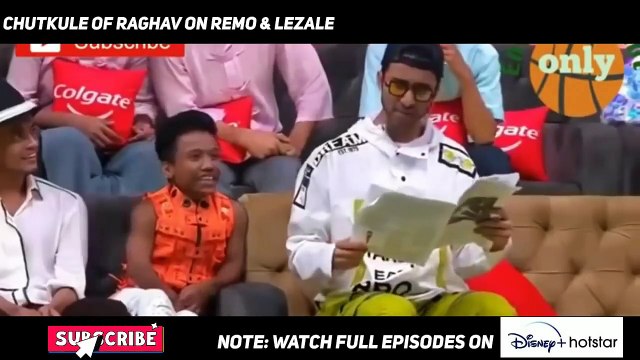 Raghav Juyal Comedy _ UNLIMITED JOKES _ राघव के चुटकुले _ Raghav and Remo D'Souza _ Dance Plus