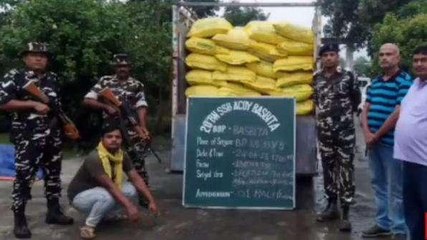 सीतामढ़ी: इंडो-नेपाल बॉर्डर से यूरिया खाद लदी बोलेरो पिकअप जब्त