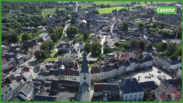 Le Brabant wallon vu du ciel : Jodoigne et ses alentours
