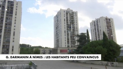 G.Darmanin à Nîmes : les habitants peu convaincus