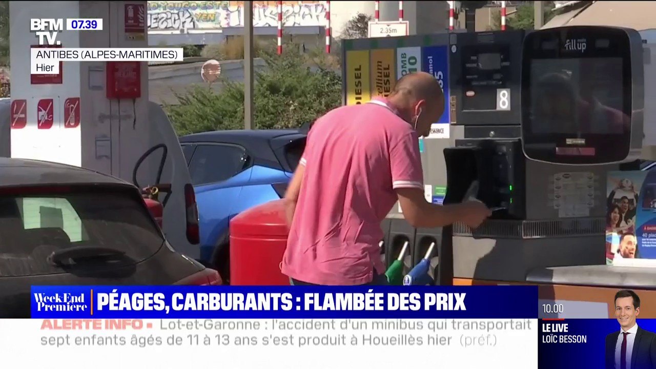 Hausse du prix des carburants: la lourde addition pour les retours de vacances
