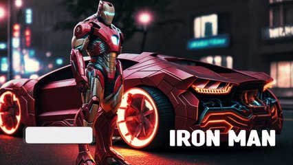 NEURAL NETWORK DRAWS VEHICLES IN THE IMAGE OF MARVEL HEROES #midjourney4