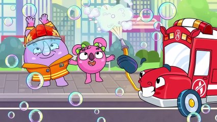 Rainbow Bubbles and Baby Cars Song Funny Kids Songs and Nursery Rhymes