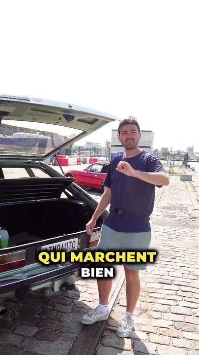 Le coffre de la Renault 20 , en avance sur son temps !