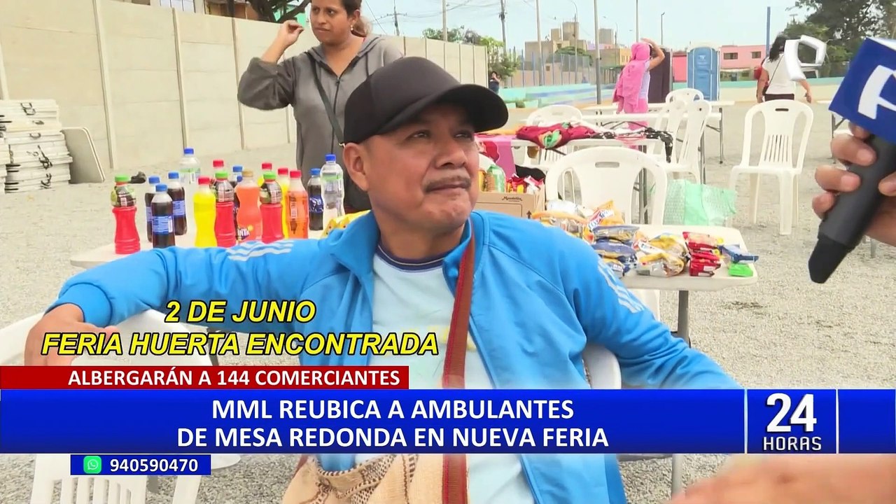 MML reubica a ambulantes de Mesa Redonda en nue...