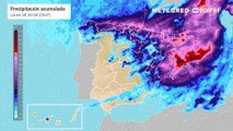 Inminente episodio de lluvias muy intensas o torrenciales en algunas regiones españolas