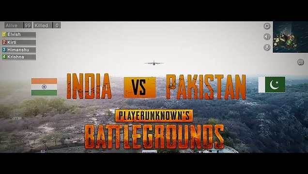 PUBG - INDIA VS PAKISTAN - ELVISH YADAV-(1080p60)