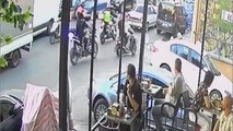 Polisin dur ihtarına uymayan motosikletliden silah ve uyuşturucu çıktı