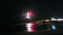 19 August 2023 Clacton On Sea Pier Essex summer fireworks display