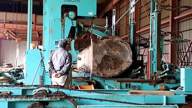 Extreme Dangerous Biggest Wood Sawmill Machine Working, Fastest Chainsaw Wood Cutting Machine -#22