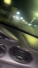 130 km/h sul tetto dell'auto