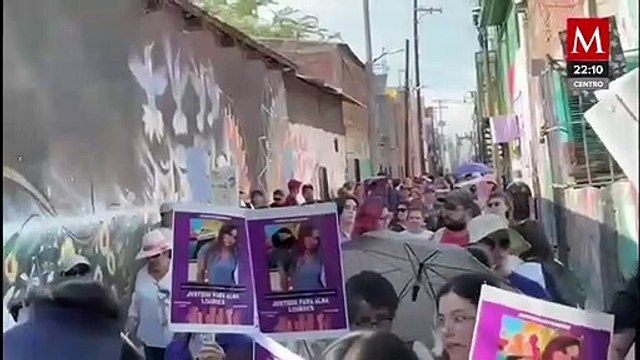 Cientos de personas marchan en Sonora para exigir justicia por feminicidio de Alma Lourdes