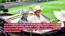 ¿Es la princesa Ana la royal que más ha cambiado de lugar en la línea de sucesión?