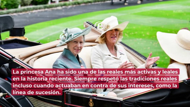 ¿Es la princesa Ana la royal que más ha cambiado de lugar en la línea de sucesión?