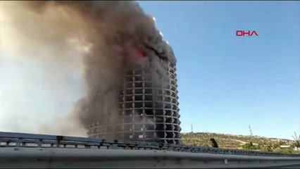 Gaziantep'te Atıl Durumdaki Otelde Yangın Çıktı