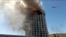 Gaziantep'te Atıl Durumdaki Otelde Yangın Çıktı