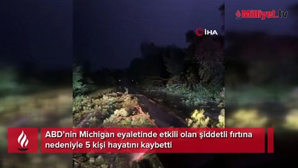 ABD’de şiddetli fırtına