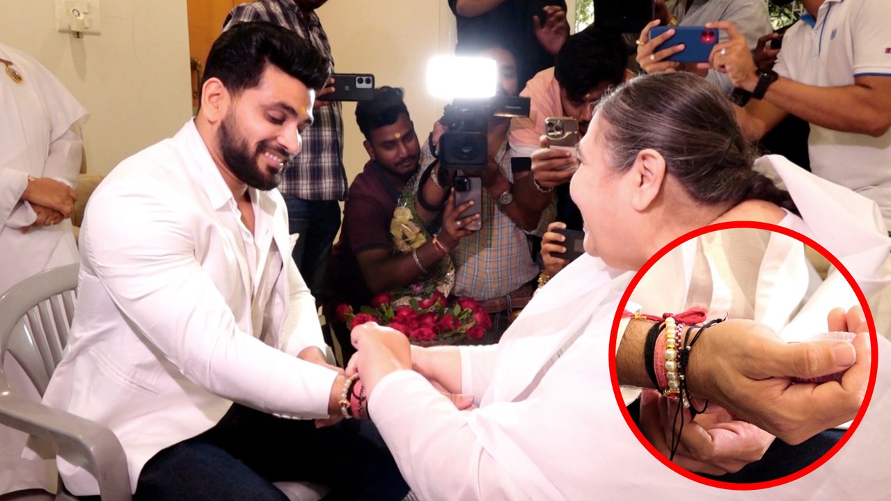 Shiv Thakare Celebrates Rakhi With Brahma Kumaris
