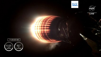 Auf dem Weg zur ISS: völlig losgelöst von den irdischen Konflikten