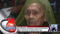 80-anyos na ginang, nahinto ang buwanang pensyon dahil nailista siyang patay na | 24 Oras Weekend